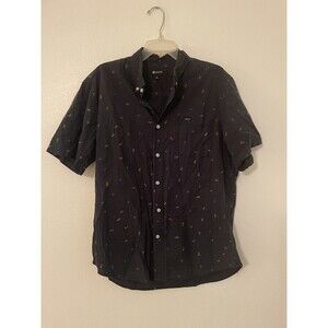 Matix Skate Men’s SS Button Up Casual Shirt Size L #32111 Tropical Blue